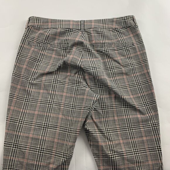Old Navy Black & Tan Tartan Stretch Canvas Skinny Pixie Pant 12 - Picture 8 of 8